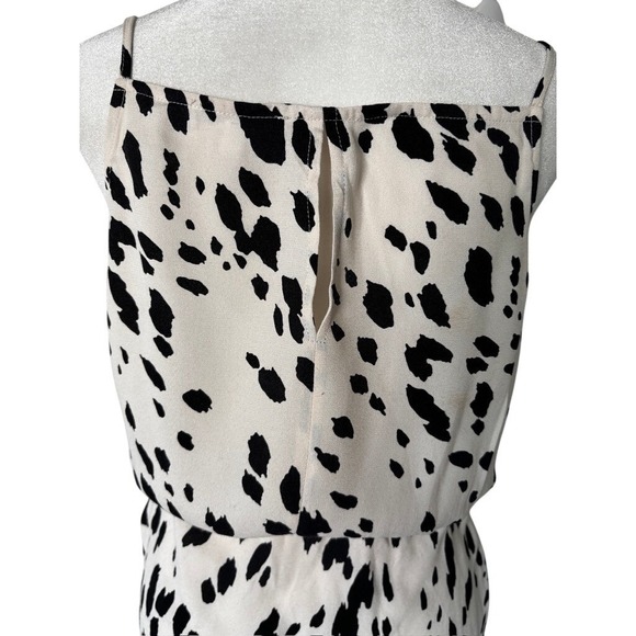 Reformation Dress Size 6 Animal Print Maxi  Spaghetti Strap Faux Wrap Skirt - Picture 10 of 12